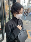 担当西田　ウェーブパーマ　ウルフスタイル　クリクリパーマ