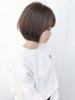 ステア ケース(stair case)&nbsp;大人かわいい丸みショートボブナチュラル前髪あり20代30代40代