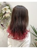 さくらんぼ色≪グラデーションカラー≫