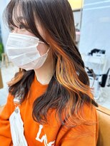 レイリー 原宿 表参道(Rayreee)&nbsp;可愛いインナー/イヤリングカラー オレンジベージュ