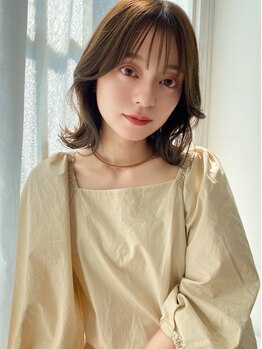 アンジュ グリーンパーク店(ange)の写真/《今っぽい韓国ヘアも♪》顔周りの絶妙な動きも再現◎魅力的な、程よい抜け感のあるスタイルへ*