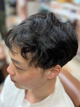 アポロカットステージ 相模大野店 アップバング/ツーブロックマッシュ<理容室>[メンズ/相模大野]