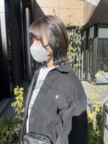 アイリー 名古屋(A/LEE)&nbsp;青インナーカラー／ボブ