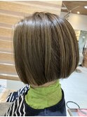大人ミニボブ 藤沢　30代40代50代　大人女性/カラーで髪質改善
