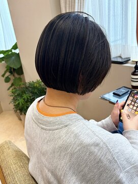 ウェルク(welc) イメチェンスタイルハッシュカット似合わせカットレッドブラウン