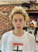 [オカダケント]メンズスパイキーショート