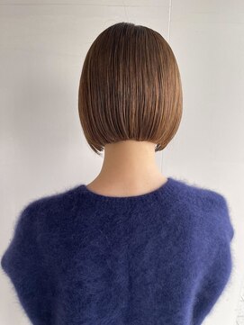 アオ(AO) 大人似合わせカット/シンプルなミニボブ/20代30代40代ショート