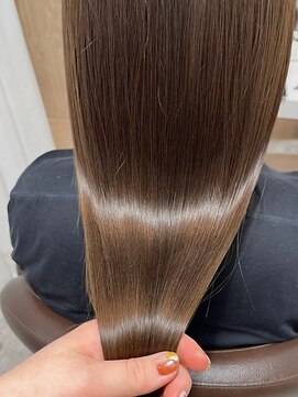 レゴヘアー(Lego Hair) 髪質改善ストレートミルクティーアッシュブラウン