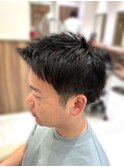 爽やかアップバング