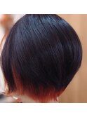 インナーカラー/ショートボブ