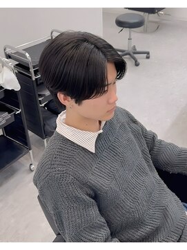 ブライト(BRIGHT) センターパートニュアンスパーマ