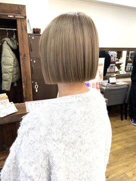 ジャストビューティー リアリー(just beauty Really) ブリーチ1回◎ブラウンベージュ