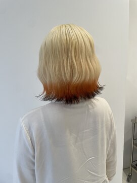ハイブ 金沢(Hive) フォックスカラー　ボブスタイル