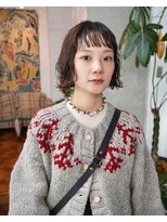 アペロ 柏(Apero)&nbsp;ナチュラルブラウン●クセ活かしボブ