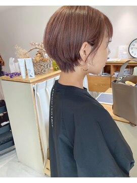 シキ(SIKI) マッシュショート ショートボブ  大人可愛い ピンク グレージュ