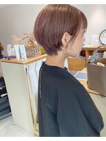 シキ(SIKI) マッシュショート ショートボブ 大人可愛い ピンク グレージュ