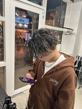 ピースバイラフトーキョウ(V by RAF Tokyo) 波巻き50%×ホワイトハイライト