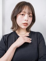 シド 表参道(s.i.d)&nbsp;くびれヘア/ハイライトカラー/インナーカラー/外はねボブ/ボブ