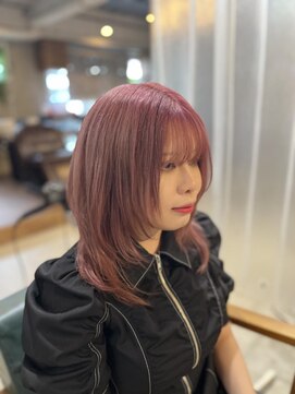 ルフレ 新宿本店2nd(Reflet) ◎柔らかピンク、トリートメント