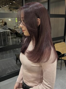 ラキング ギンザ トウキョウ(LAKING GINZA) くびれヘア/アプリコットオレンジ/夏/ハイライトカラー[銀座駅]