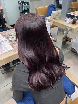 クラム(clam.) ブリーチなしチェリーレッド