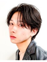 オーシャントーキョー ホワイト 原宿(OCEAN TOKYO WHITE)&nbsp;シースルーセンターパートニュアンスパーマナチュラルヘア黒髪