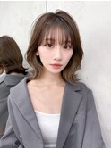 ☆オリーブグレー/ショートボブ/ココアベージュ/小顔/錦糸町30