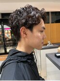 メンズパーマ無造作パーマメンズヘアメンズショート