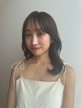 ミディアムレイヤー/フェイスレイヤー/ナチュラルブラウン