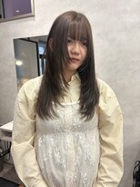 オンドバイサク(ondo by Saku) オリーブカラー/ベージュカラー/レイヤーカット/20代