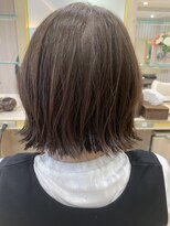 アッシュ 千歳烏山店(Ash) ハッシュレイヤーミルクティーピンクベージュレイヤーカット触覚