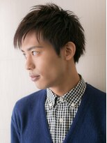 メンズヘア ビーセカンド 草加店(MENS HAIR B-2) 20代30代ダークアッシュナチュラルメンズベリーショートY草加