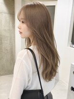 キャンバスアニュー 川崎(canvas anew.) ミディアムレイヤー”レイヤーカット*ミントベージュ*/川崎