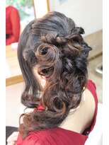 エフロード(f road) パーティー、結婚式用 ハーフアップ【f road菊名】