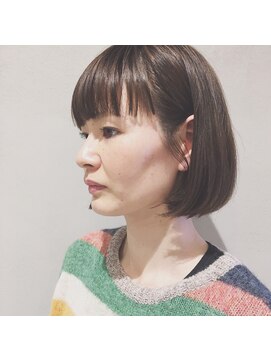 フェンヘアーアイス 中目黒(Fen.hair ici) ワンレンボブ　イルミナカラー　ワイドバング
