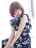 毛先までまとまる質感!!愛され女度UPショートボブ☆