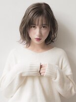 アヌーク トケ(AnouK TOKE) 【AnouK-TOKE-】ラフウェーブボブ×アッシュベージュ