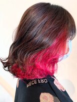 リトルカモジマ バイ ヴィーヴル(little kamojima by BIVRE)&nbsp;PINK RED × Bob  by shiho