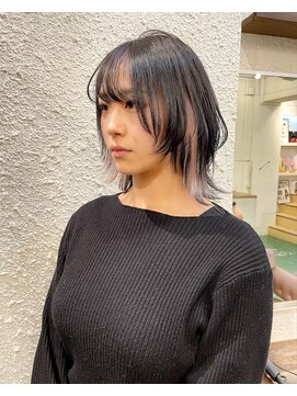 マジコ 下北沢本店(Magico) 骨格矯正ウルフカット×インナーカラー