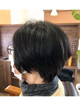 ビアス(Vias) 前下がりショート、ハイレイヤー