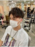 短髪マッシュ◆UPバング