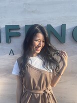 ラファンス イマザト(LaFENCE IMAZATO) ブルーブラックロング 黒髪 韓国ヘアー20代30代40代 髪質改善