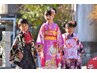 七五三 ◆ 3、5歳ヘアメイク+着付け ￥7,700