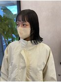 切りっぱなしボブ・オン眉バング 薬院/天神