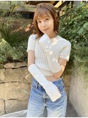 外ハネ×色っぽミディアム