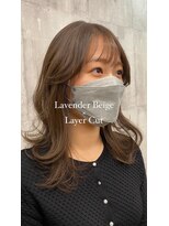 ベンジー 仙台店(benji)&nbsp;透明感爆発！ラベンダーカラー×レイヤーカット！