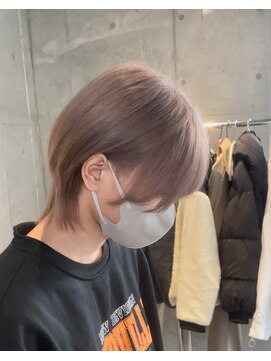 スリールヘアー(suri-ru hair) ☆ミルクティーベージュ×ウルフ☆(担当トモ)