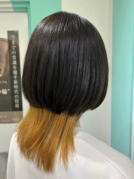 マティーナ ヘアー 池袋(Matina hair) 【インナーカラーイエロー】20代30代40代50代