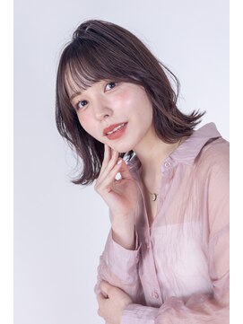 ブリング バイ スノードロップ 吉祥寺(BRING by Snowdrop) 黒髪/グレーベージュ/レイヤーロング/前髪パーマ/吉祥寺