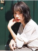 ナチュラルウェーブボブ